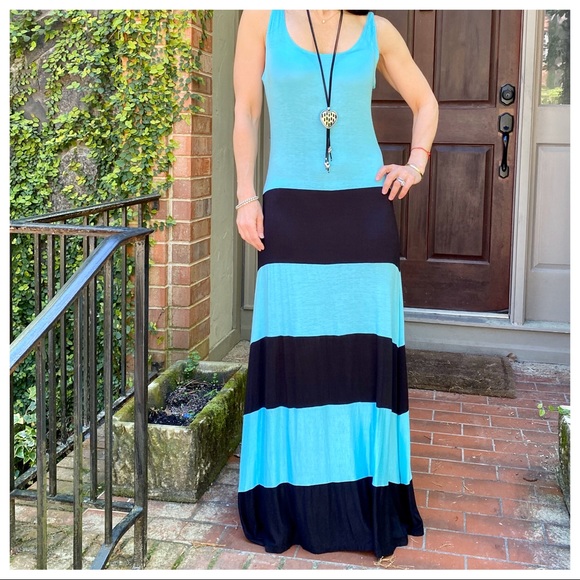 ✨LAST ONE ✨Color block maxi dress - Picture 5 of 7